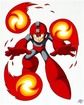 Mega Man goes all Fire Flower Crazy