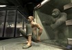 Mooning a gorilla