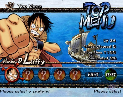 One Piece Grand Adventure (2006), GameCube Game