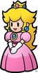 Peach with terrifying eyeballs