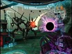 To the left, Pirates.  To the Right, A Black Hole.