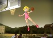 Looks like she doesn't need the dress to float