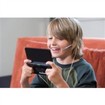 A boy uses the Nintendo DS Headset