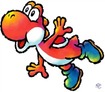 Damn, these Yoshis are so cheery.