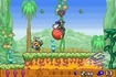 Klonoa carries a blown-up enemy.