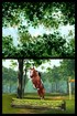 Over the log!