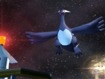 Shadow Lugia looms overhead