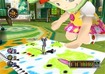 Electronic Entertainment Expo 2005: Super Mario Sunshine logo + scary girl