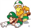 Hilarious Luigi bondage moment