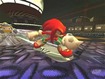 Knuckles shows off his board