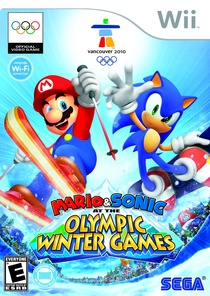 Mario & Sonic at the Olympic Winter Games Box Art