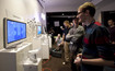Attendees play Super Meat Boy and other WiiWare