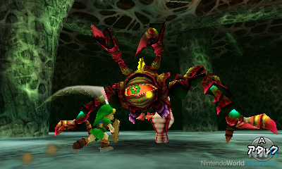 Zelda Ocarina Of Time on N64 : Inside the Deku Tree