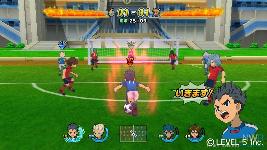 Inazuma Eleven Strikers, Wii, Jogos