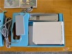 Wii, AC brick, and vertical stand