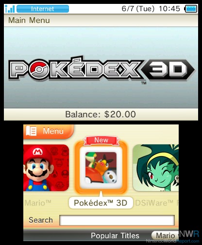 Pokédex 3D Coming to 3DS eShop - News - Nintendo World Report