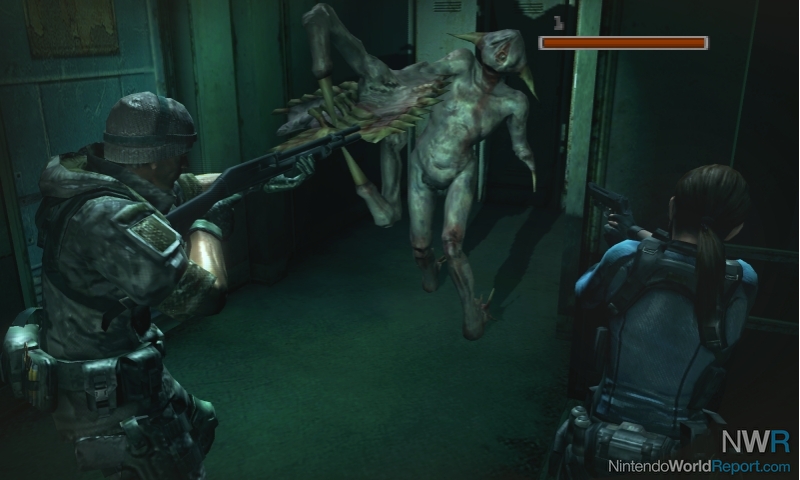 What gun is Chris meant to be holding in this image? Is it a shotgun? Or some weird mix of whatever the hell that is. : r/residentevil