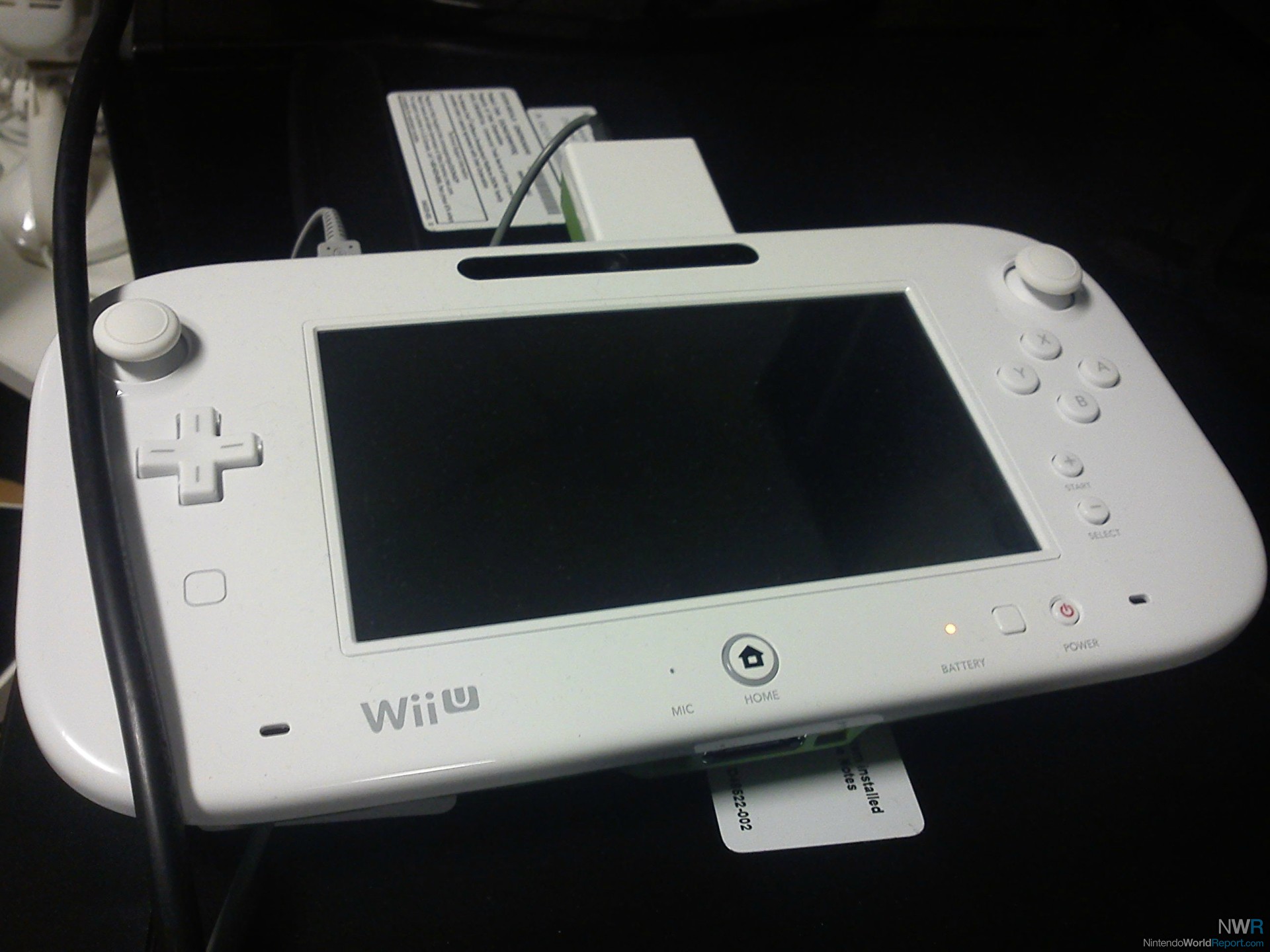 Nintendo Wii U Gamepad White WUP-010(JPN) REGION LOCKED Used with Touch Pen