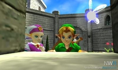 Screenshot of Link as an adult from Ocarina of Time (Nintendo, 1998).