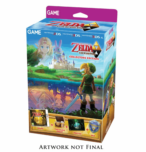 Legend of Zelda: A Link Between Worlds Collector's Edition Revealed as GAME  Exclusive - News - Nintendo World Report