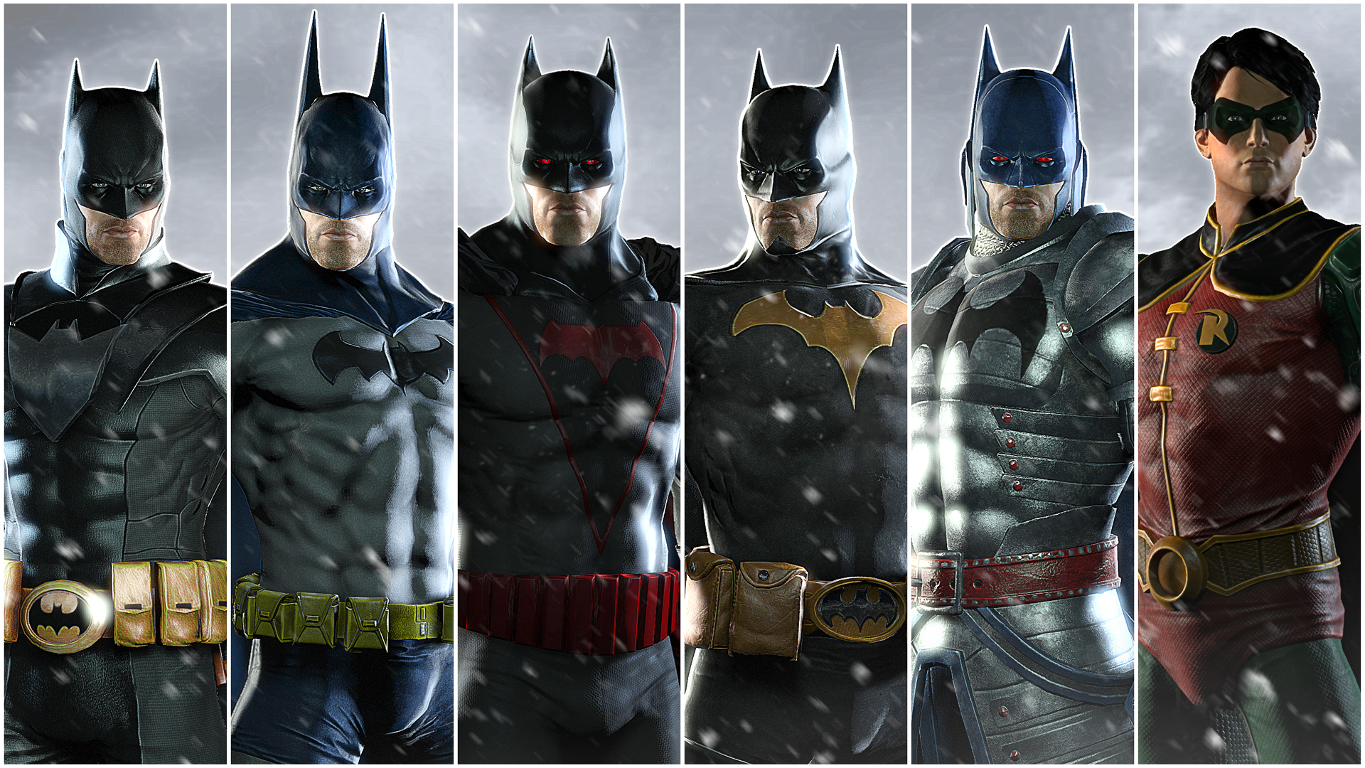 Origins Begins Suit Pack Mod - Batman: Arkham Origins