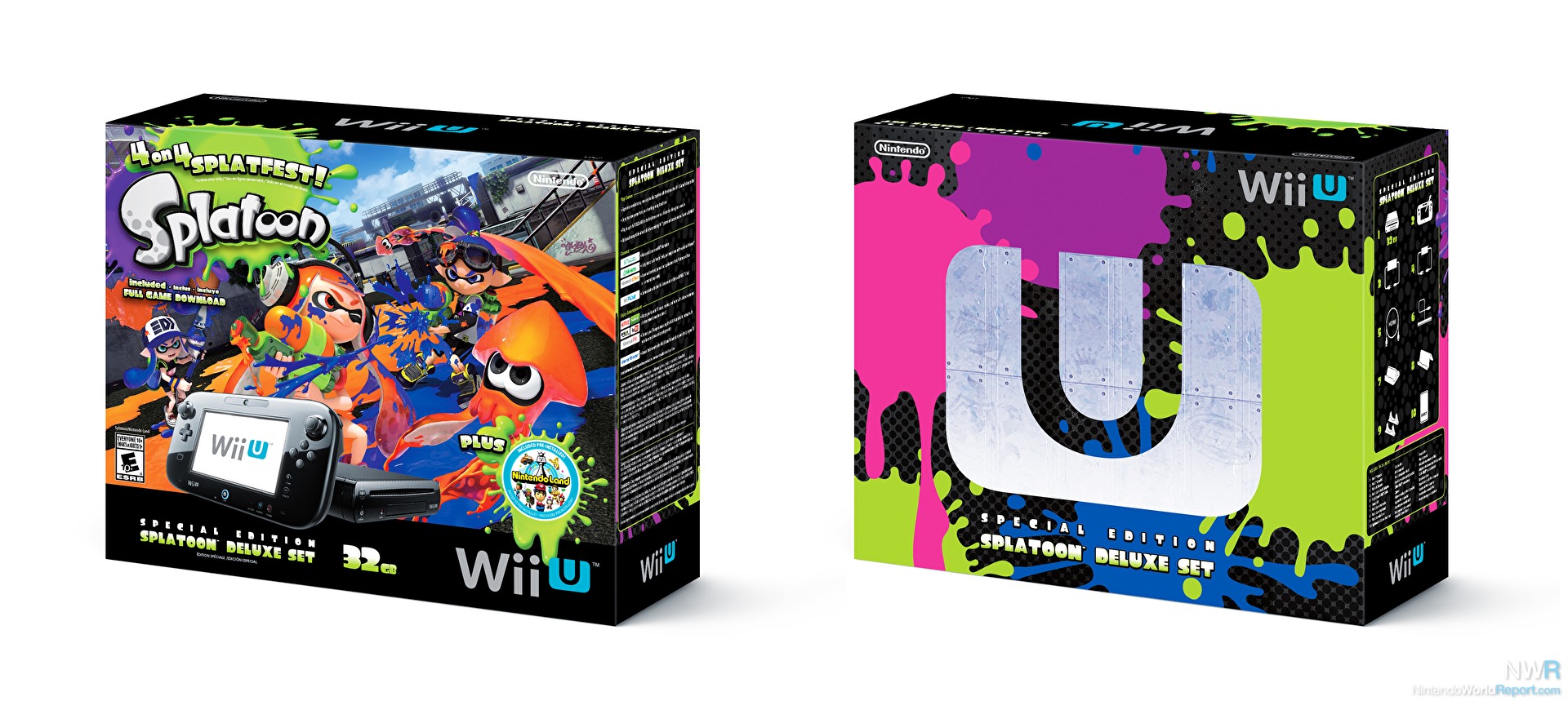  Wii U Super Smash Bros and Splatoon Bundle - Special