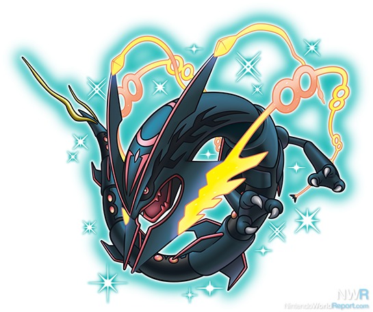 Pokemon Rayquaza shiny forme