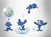 Popplio Poses