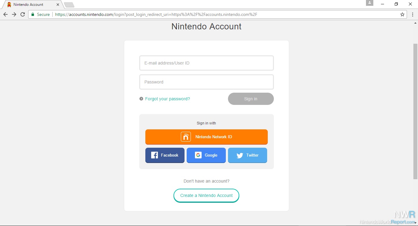 Linking to a Nintendo Account, Nintendo Switch Support