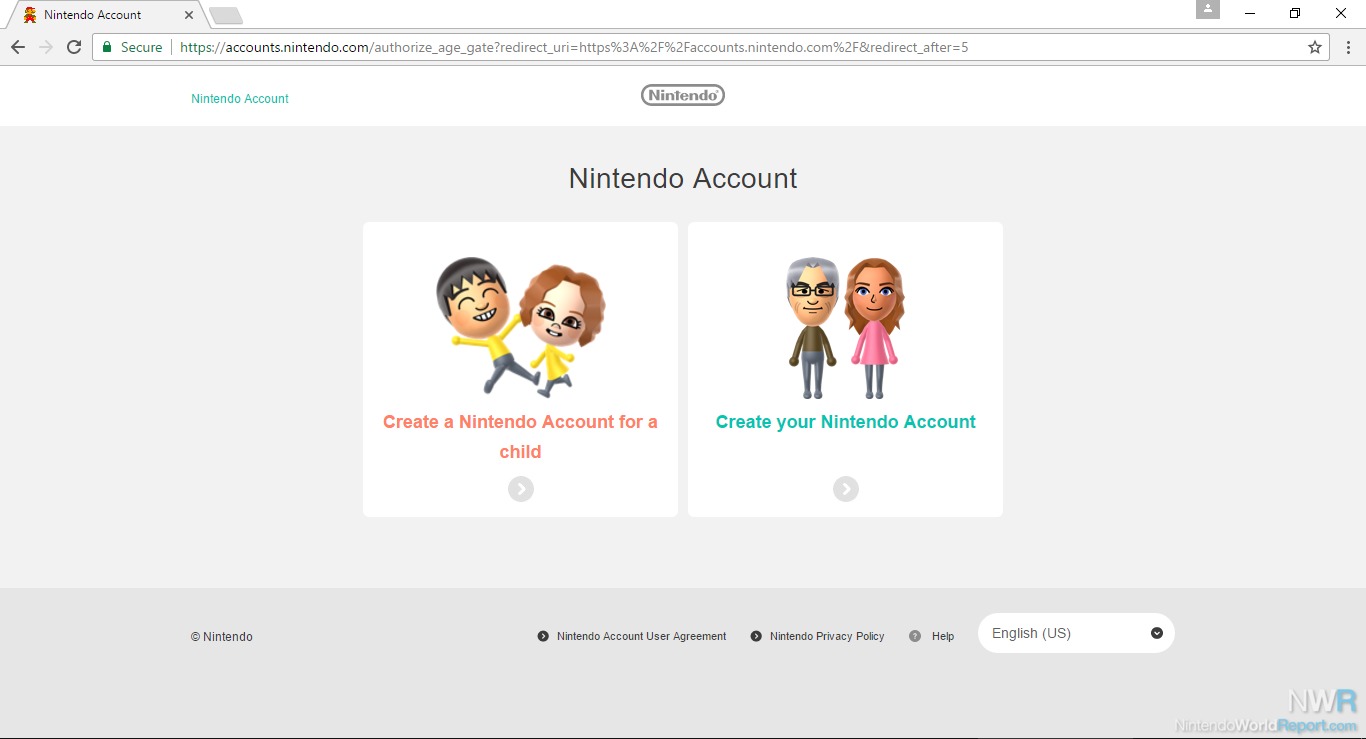 Linking to a Nintendo Account, Nintendo Switch Support