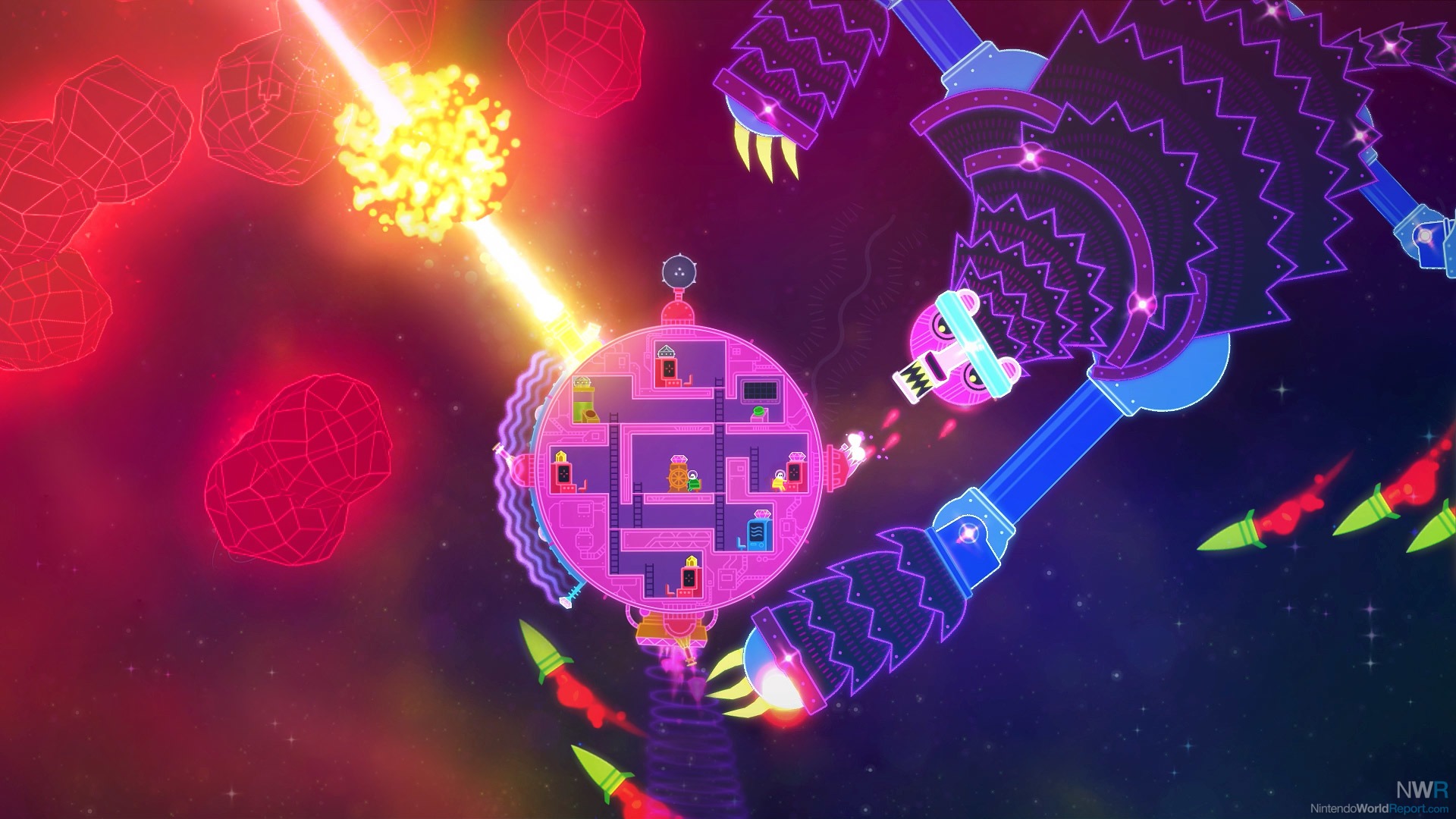 Lovers in a Dangerous Spacetime: 1- to 4-Player Co-op Space Shooter