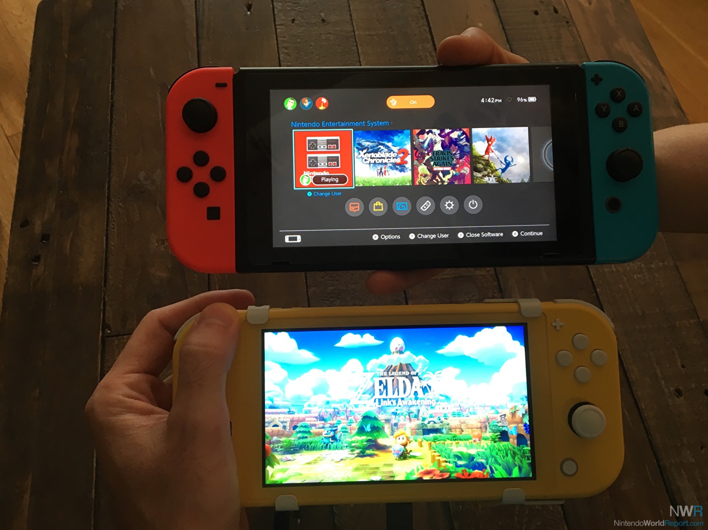 Nintendo Switch Versus Switch Lite