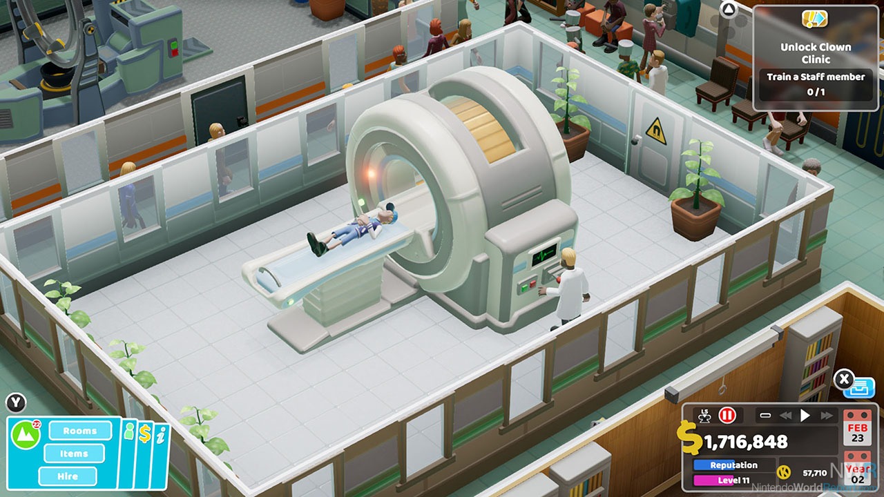 Two Point Hospital Review Review - Nintendo Report