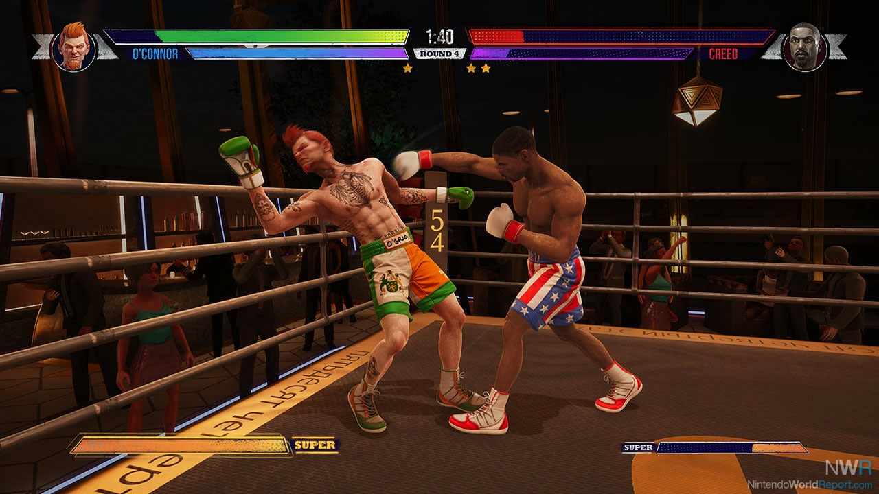 Boxing game for shop switch