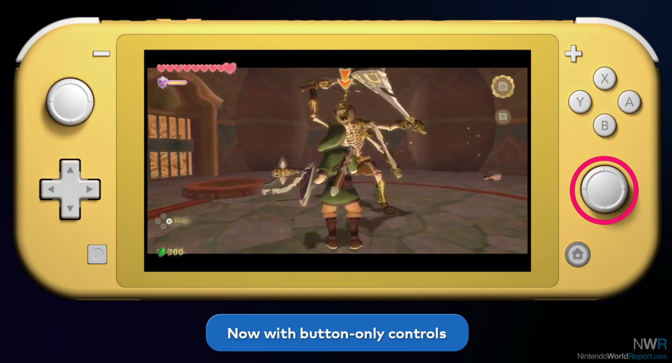 The Legend of Zelda Skyward Sword HD, Switch VS Wii