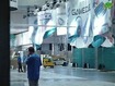 Setting up the New Nintendo Booth