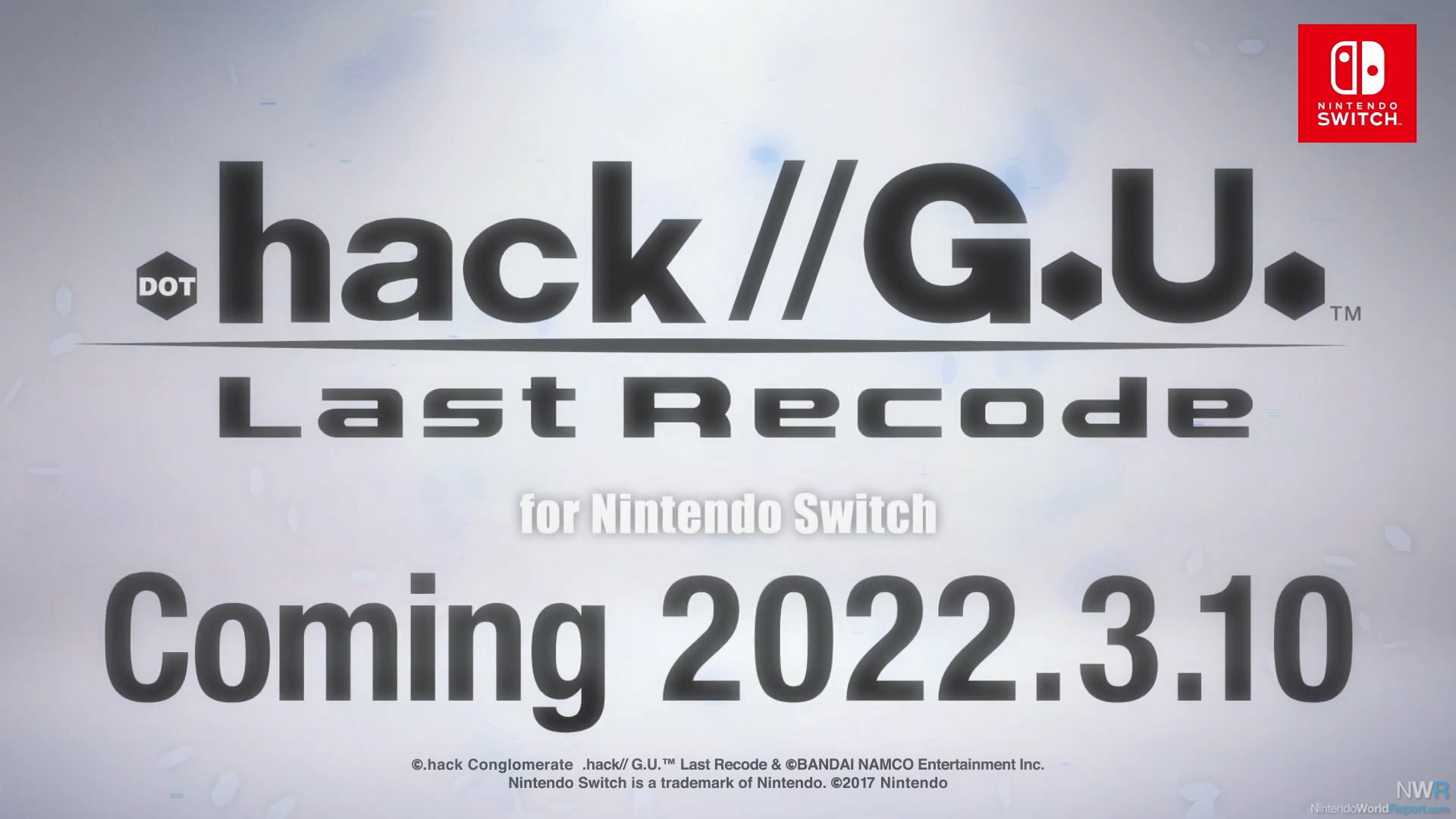 hack//G.U. Last Recode  Bandai Namco Entertainment Inc.