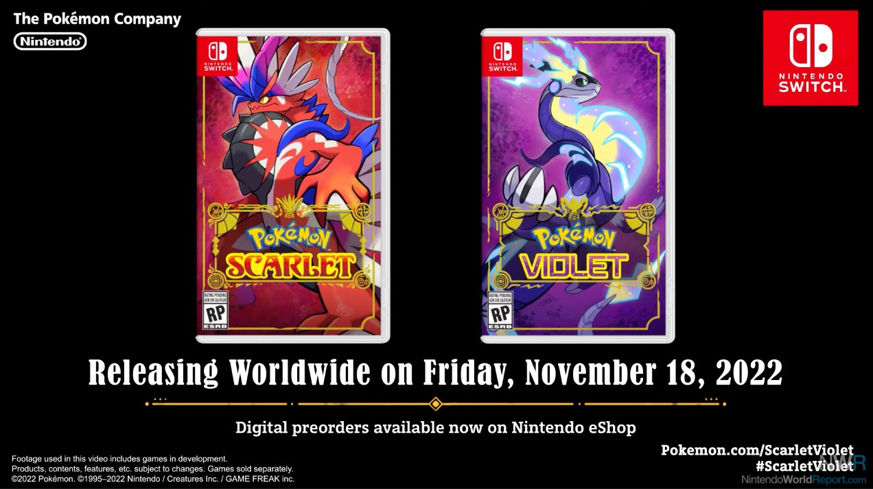 Pokémon Scarlet and Violet release date, UK launch time & legendaries