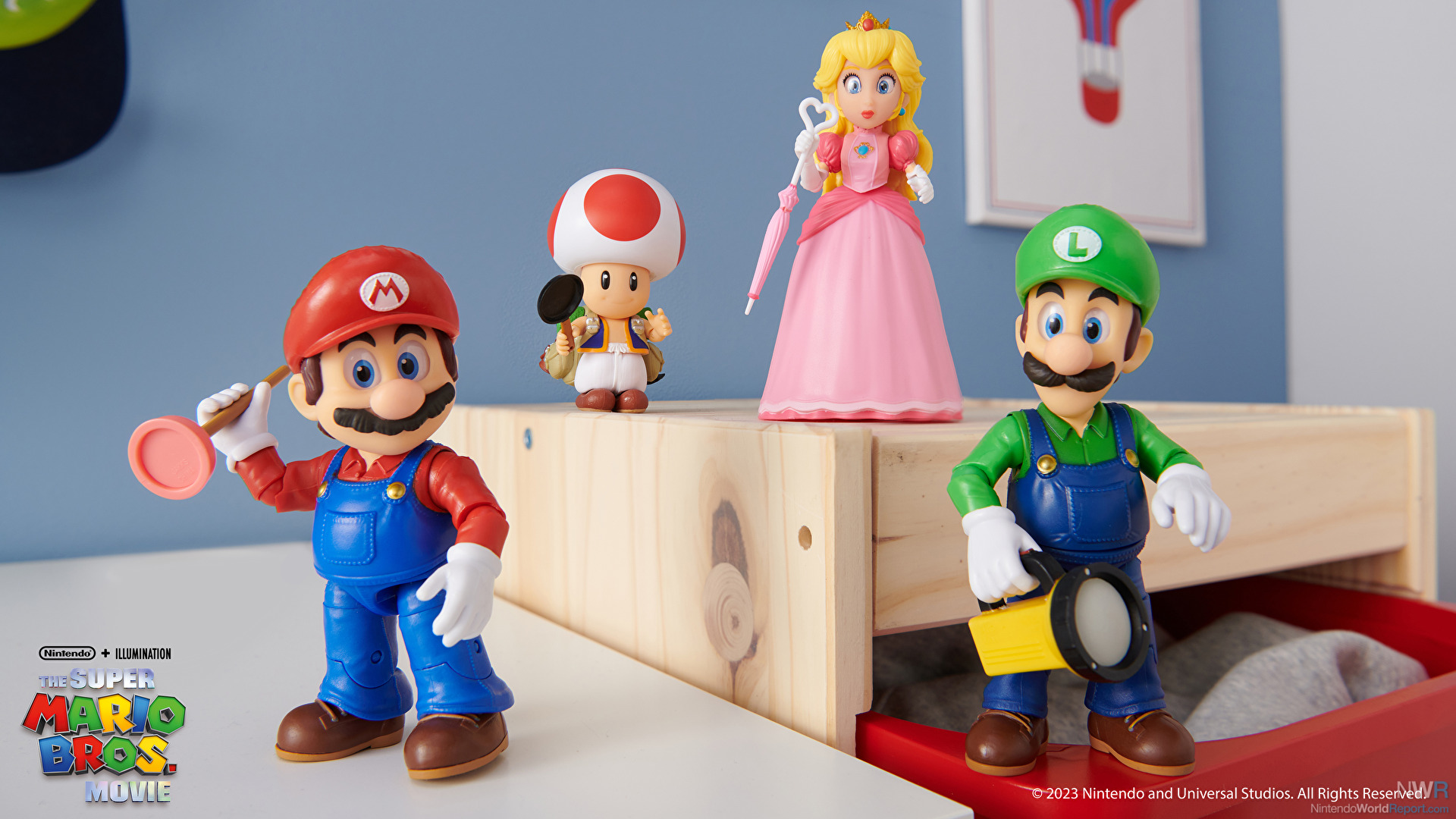 Mario - Figurine Super Mario et Véhicule