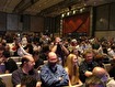 Excitement clouds over the audience.