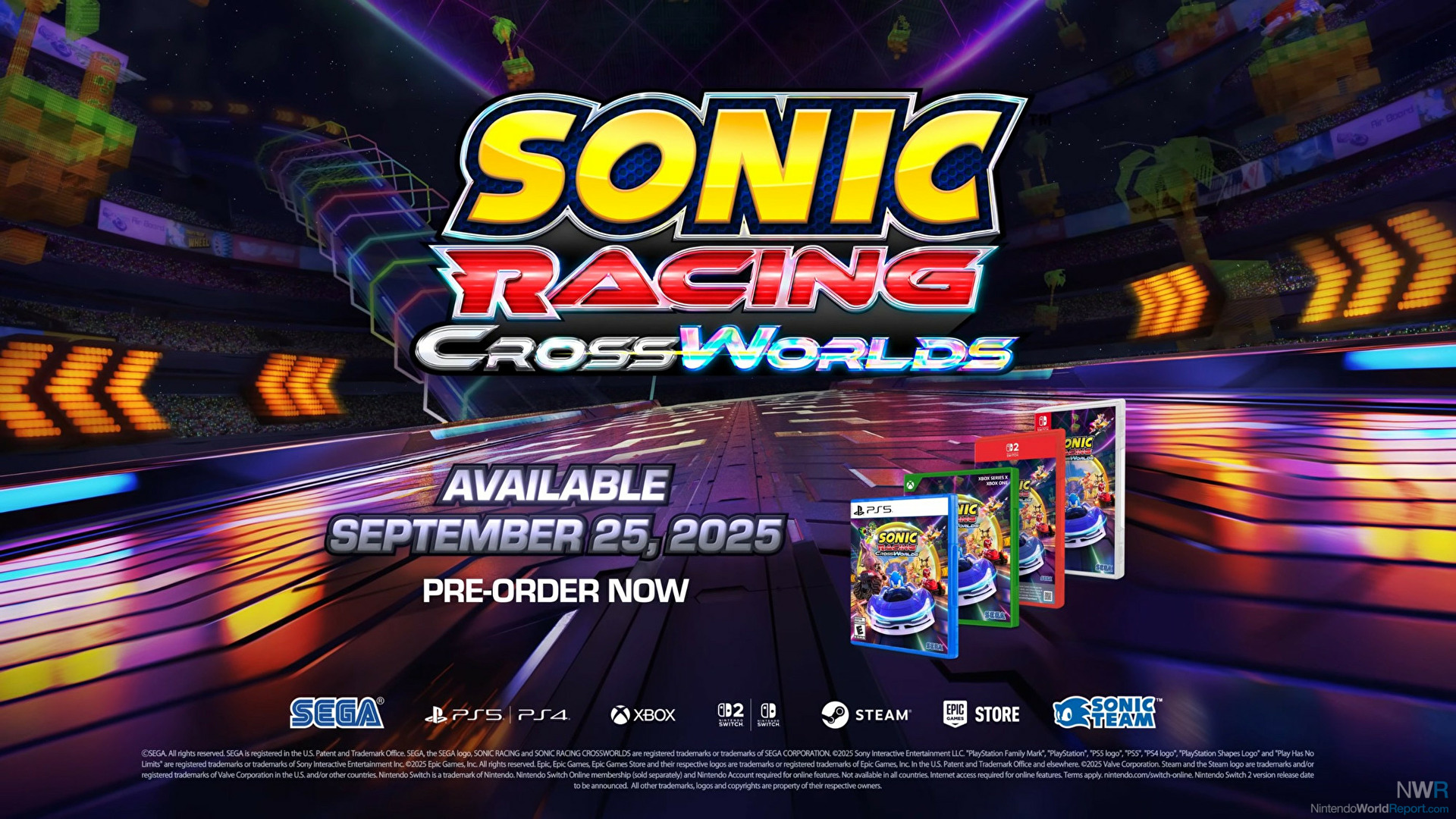 Sonic Racing CrossWorlds Switch 2 Upgrade Process Announced – News