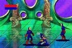 Wolverine crouches for a NASTY crotch shot!
