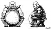 Midway Gamers' Day: Buddah Sketches