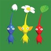 Blue Bud, Yellow Flower and Red Leaf Pikmin 