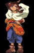 A smiling young adventurer