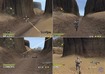 Running through a trench