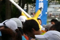 Pikachu in the crowd