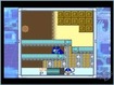 Mega Man slides for a life in Metal Man's Stage.