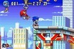 Getting ready to kick Sonic in the head.