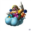 Wario contemplates giving everyone the finger.